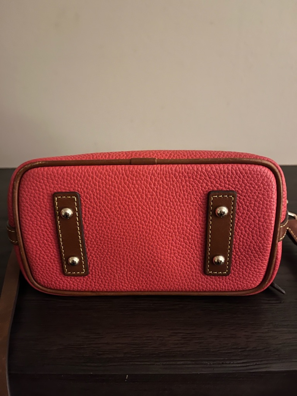 Dooney & Bourke Geranium Pebble Leather Small Tote - Picture 4 of 6